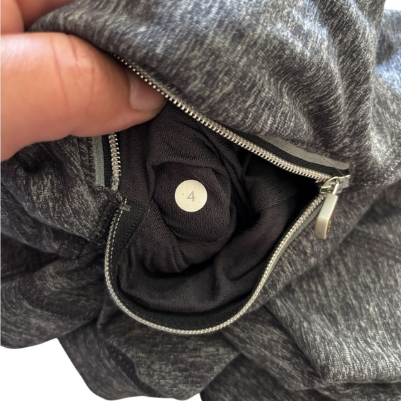 Lululemon Rulu Pace Setter Half Zip Pullover | Heathered Grey Size 4 - Picture 6 of 8